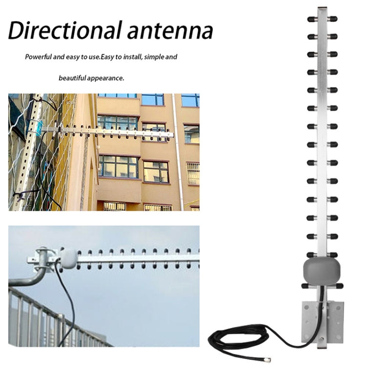 High Gain 28dBi SMA Plug 4G 696-960MHz / 1710-2690MHz Yagi Antenna, Antenna