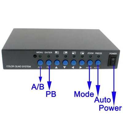 Quad Split Mode VGA(Black)