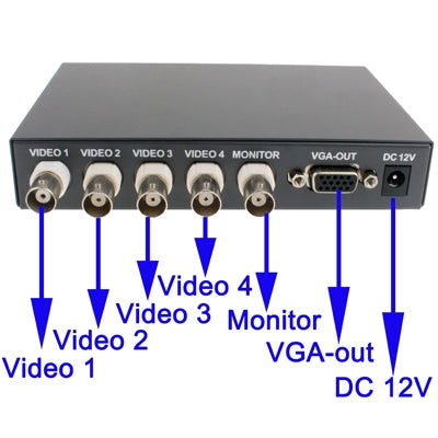 Quad Split Mode VGA(Black)