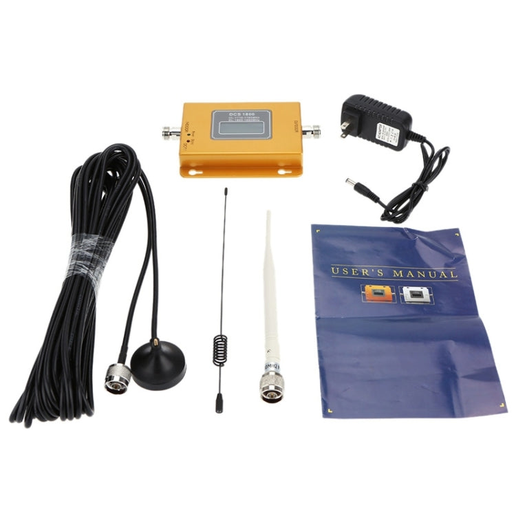 DCS 1800MHz  Mobile Phone Signal Booster / LCD Signal Repeater with Sucker Antenna, DCS 1800MHz