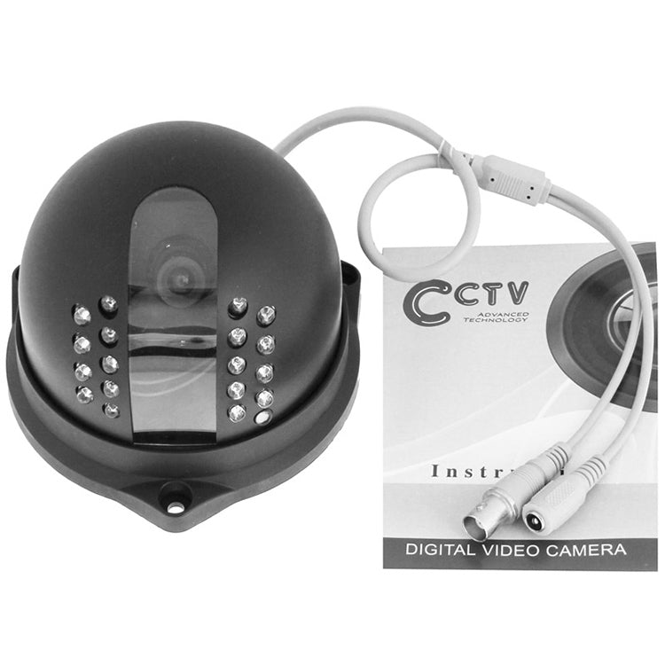 1 / 3 inch Sony 420TVL 3.6mm Fixed Color Dome Camera, IR Distance: 20m, VW-8316