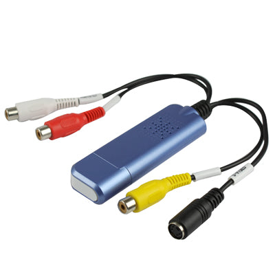 Easycap USB 2.0 Video Capture & Edit with Audio (Supports NTSC/PAL/SECAM, Video format), USB 2.0