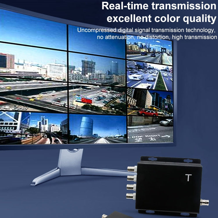 4 Channel Video Multiplexer Transmitter and Receiver