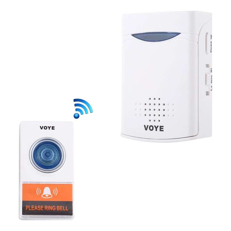 VOYE V006A Home Music Remote Control Wireless Doorbell with 38 Polyphony Sounds, V006A