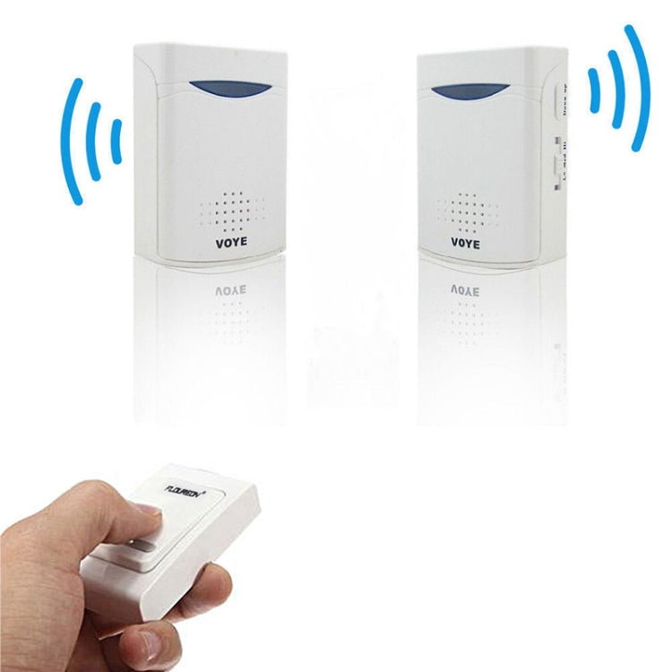 VOYE V006B2 Wireless Remote Control Chime Door Bell with Double-Receiver, V006B2