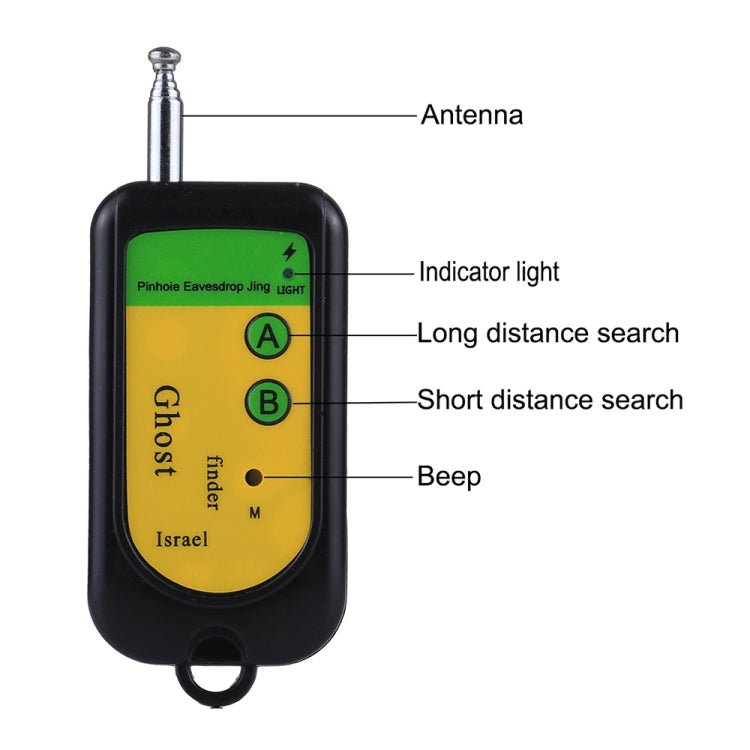 Ghost Detector Signal Bug RF Detector Finder Scanner Monitor Checker Pinhole Surveillance Camera Wireless Device, Ghost Detector