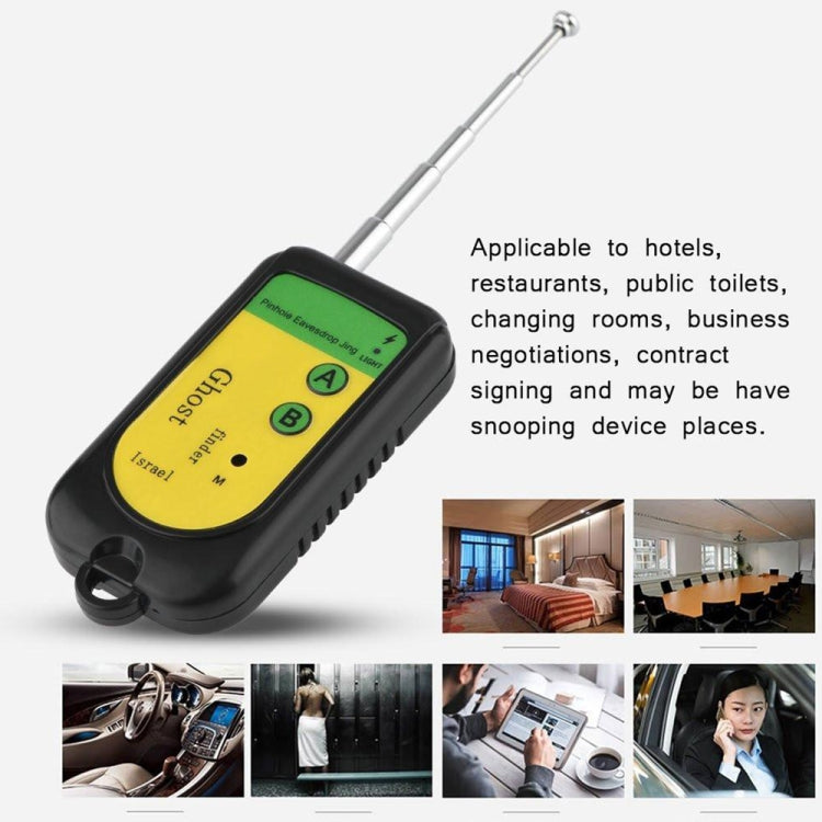 Ghost Detector Signal Bug RF Detector Finder Scanner Monitor Checker Pinhole Surveillance Camera Wireless Device, Ghost Detector