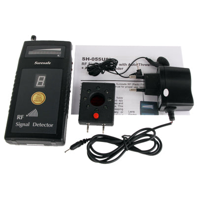 RF Signal Detector / Wireless & Wired Camera Detector / Bug Detector / Radio Frequency Devices with Digit Sensitivity Display (SH-055U8L), SH-055U8L