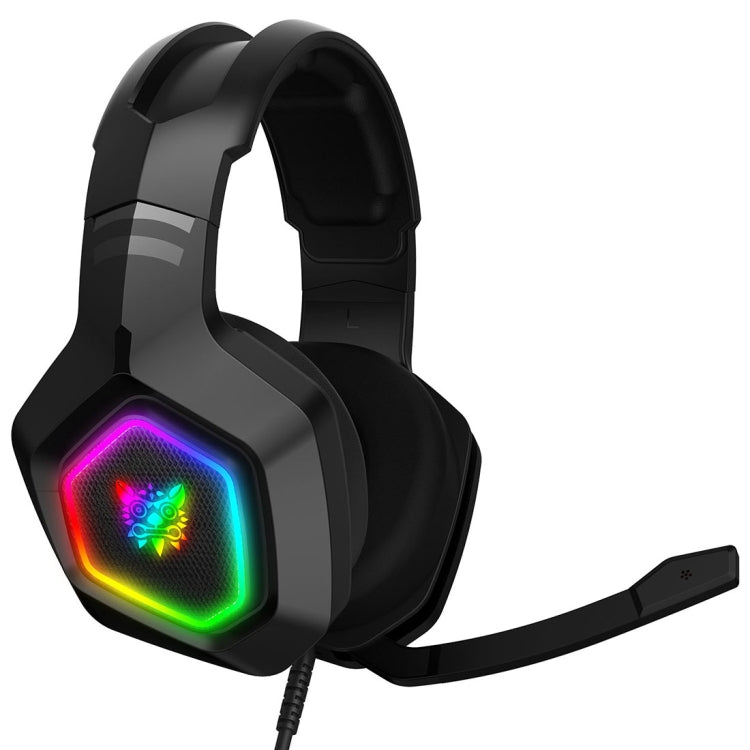 ONIKUMA K10 3.5mm Computer Games Wired Headset with RGB LED Light, K10