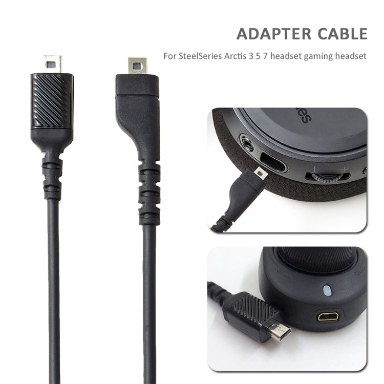 ZS0167 Sound Card Connecting Cable for Steelseries Arctis 3 5 7 Headphones, Sound Card Cable