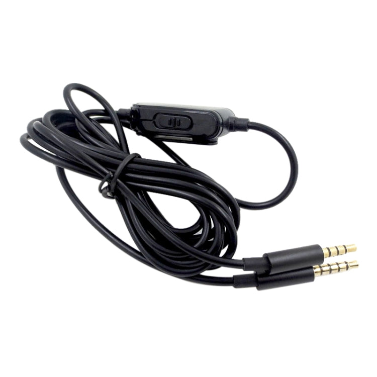 ZS0086 Volume Control Version Gaming Headphone Audio Cable for Logitech Astro A10 A40 A30, Volume Control Version