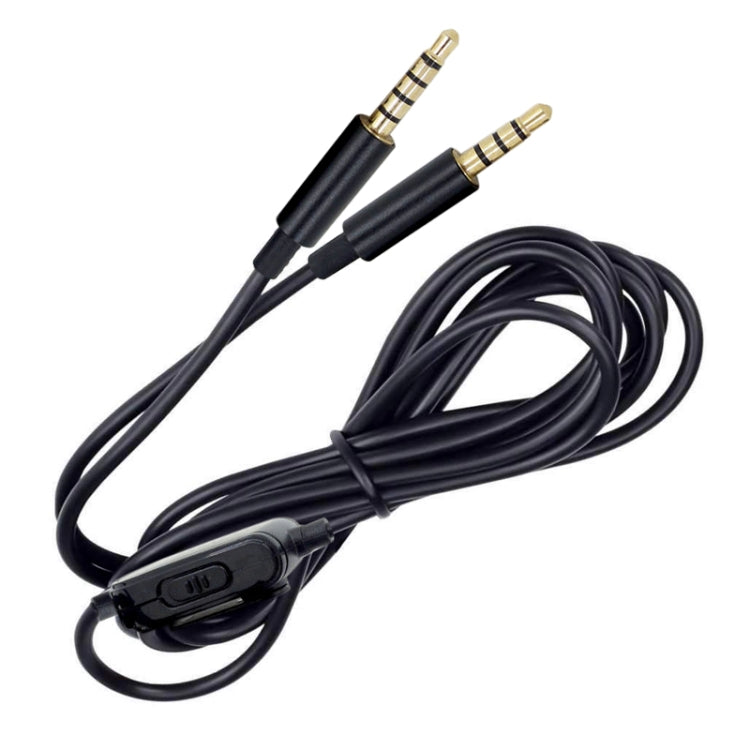 ZS0086 Volume Control Version Gaming Headphone Audio Cable for Logitech Astro A10 A40 A30, Volume Control Version