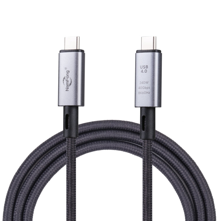 40Gbps 8K USB-C/Type-C to USB-C/Type-C Video Cable Compatible with USB 4, Length: 1m, 40Gbps Type-C to Type-C