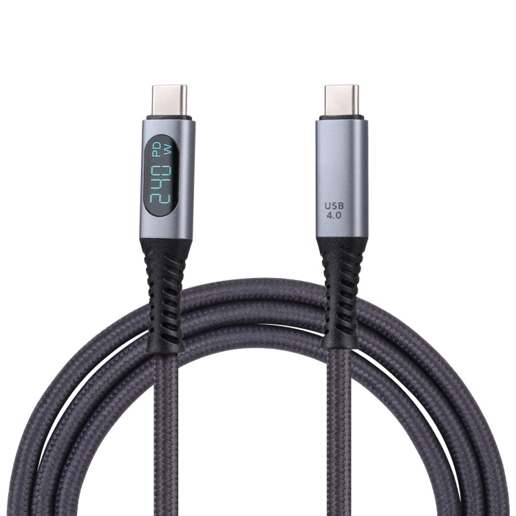 40Gbps 8K USB-C/Type-C to USB-C/Type-C Digital Video Cable Compatible with USB 4, Length: 1m, 40Gbps Type-C to Type-C Digital