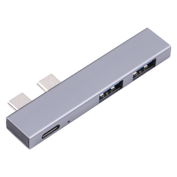 For MacBook Pro 819B Dual USB-C/Type-C Male to Dual USB+USB-C/Type-C Female Adapter, 819B