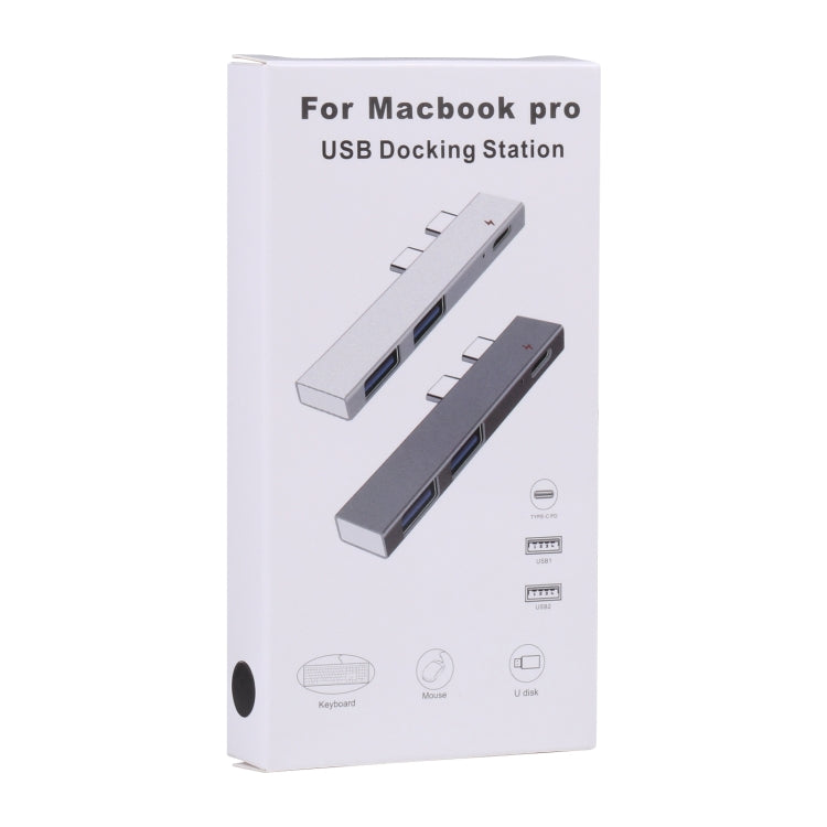 For MacBook Pro 819B Dual USB-C/Type-C Male to Dual USB+USB-C/Type-C Female Adapter, 819B