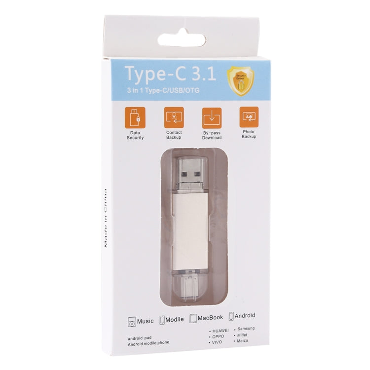 For Type-C Smartphones & PC Computer, 16GB