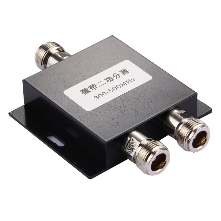 300-500MHz N Female Adapter 2-Way Power Splitter, Adapter Power Splitter