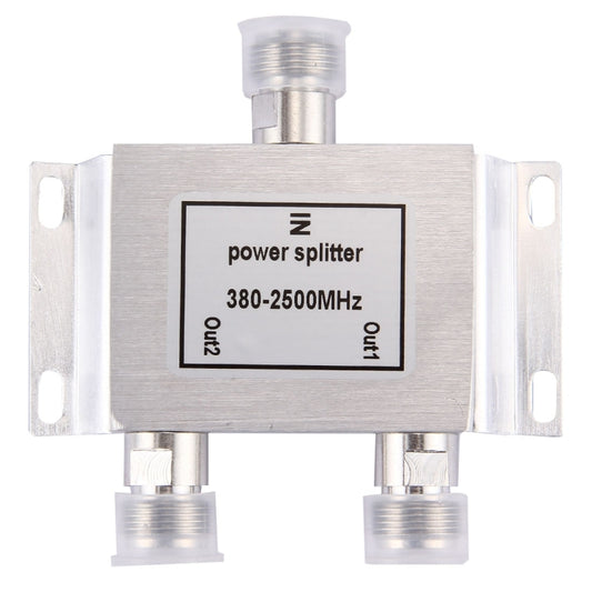 380-2500MHz N Female Adapter 2-Way Power Splitter, Female Adapter