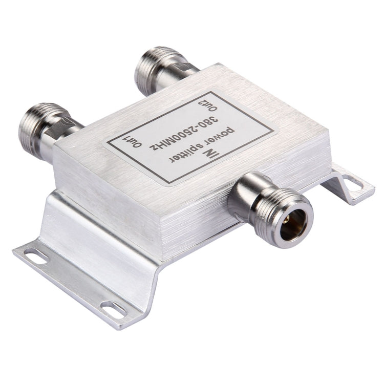 380-2500MHz N Female Adapter 2-Way Power Splitter, Female Adapter