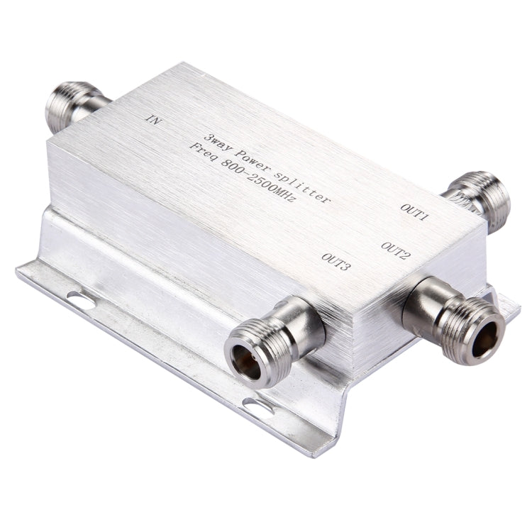 800-2500MHz N Female Adapter 3-Way Power Splitter, 3-Way Power Splitter