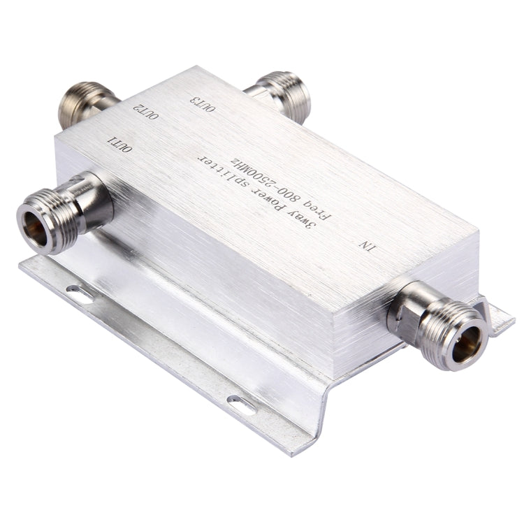 800-2500MHz N Female Adapter 3-Way Power Splitter, 3-Way Power Splitter