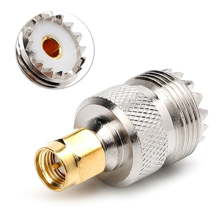 SMA Male To UHF Female RF Coaxial Connector Adapter, Male To UHF Female