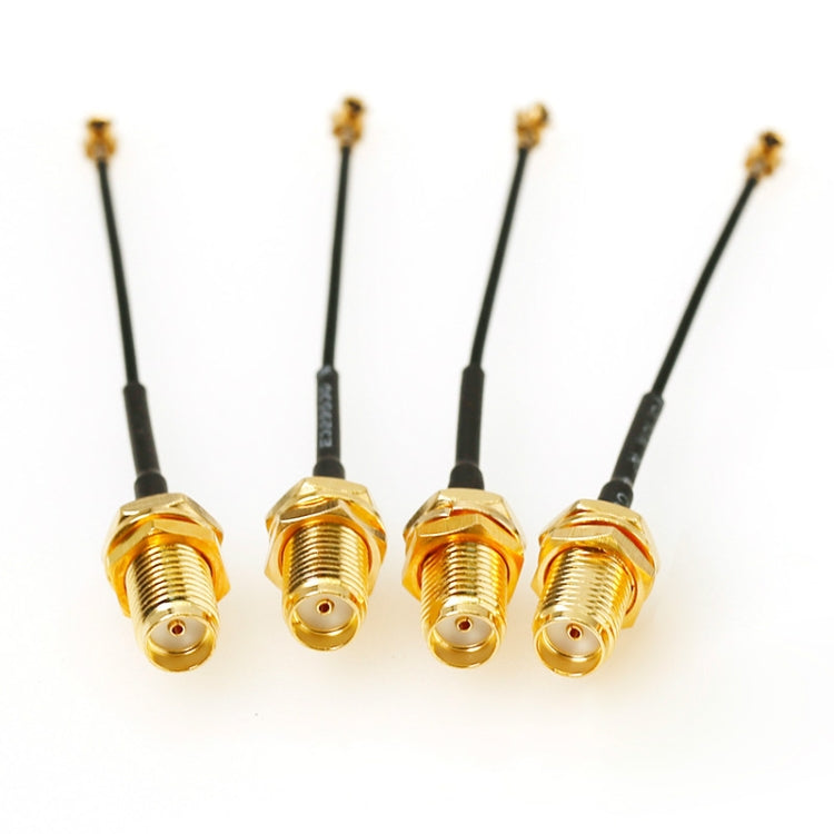 5 PCS / Set RG178 Ufl / IPX / IPEX to SMA Female Adapter Braid Cable, Length:10cm, 10cm