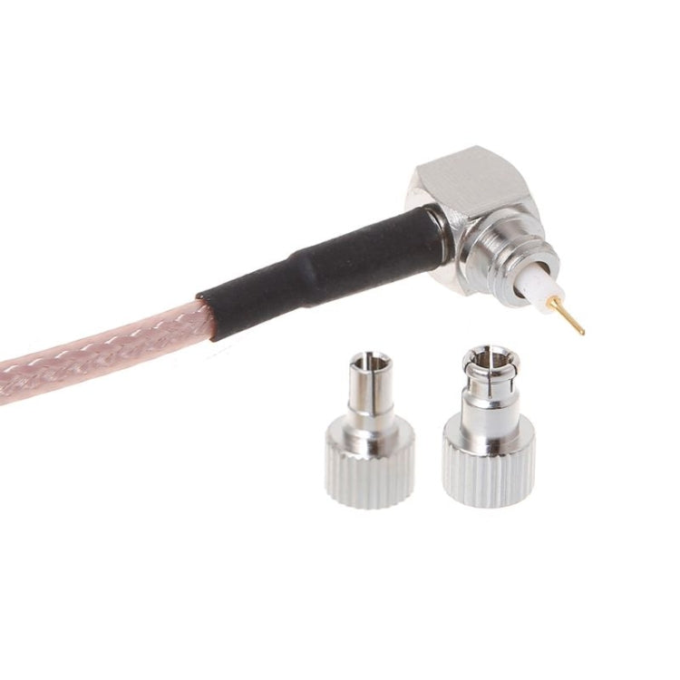 SMA Female to CRC9 / TS9 Double RF Coaxial Connector RG316 Adapter Cable, Length: 15cm