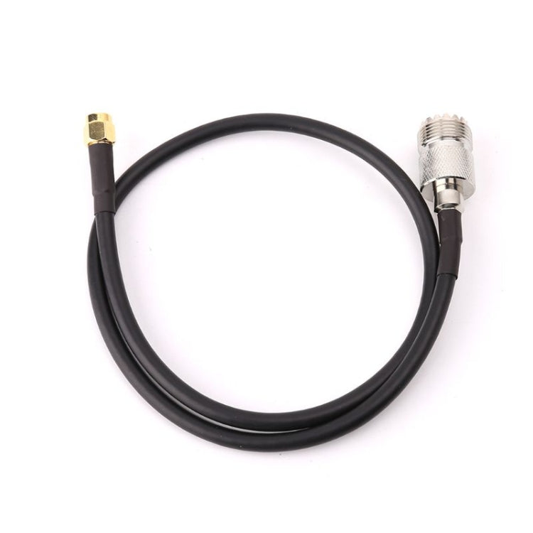 RG58 UHF Female to SMA Male Connecting Cable, Length: 50cm, Length: 50cm