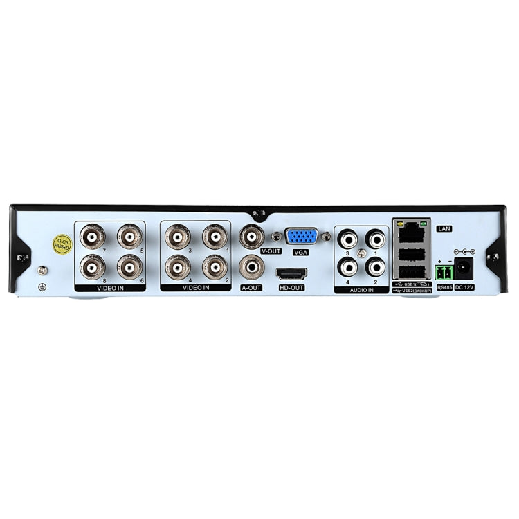 A81U-ZS 5 in 1 8 Channel Dual Stream H.264 1080N AHD DVR, Support AHD / TVI / CVI / CVBS / IP Signal, A81U-ZS