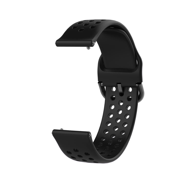 20mm For Huami Amazfit GTS / Samsung Galaxy Watch Active 2 / Huawei Watch GT2 42MM Breathable Porous Strap with Inner Buckle