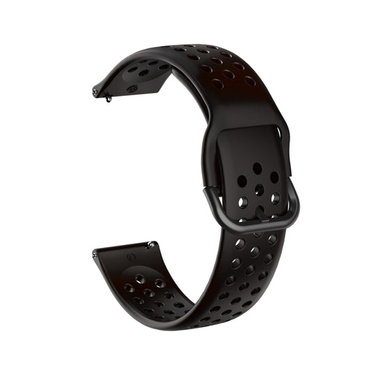 20mm For Huami Amazfit GTS / Samsung Galaxy Watch Active 2 / Huawei Watch GT2 42MM Breathable Porous Strap with Inner Buckle
