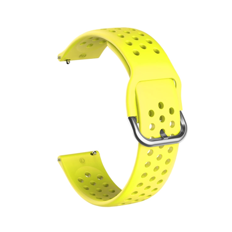 20mm For Huami Amazfit GTS / Samsung Galaxy Watch Active 2 / Huawei Watch GT2 42MM Breathable Porous Strap with Inner Buckle