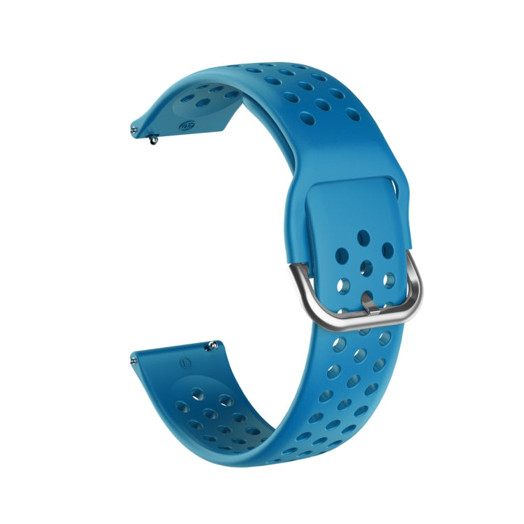 20mm For Huami Amazfit GTS / Samsung Galaxy Watch Active 2 / Huawei Watch GT2 42MM Breathable Porous Strap with Inner Buckle