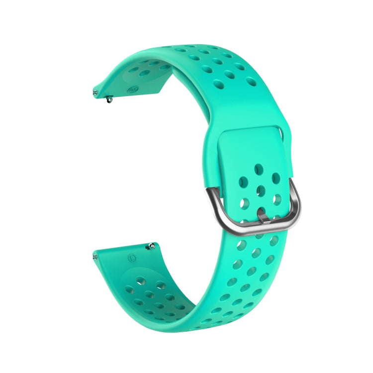 20mm For Huami Amazfit GTS / Samsung Galaxy Watch Active 2 / Huawei Watch GT2 42MM Breathable Porous Strap with Inner Buckle