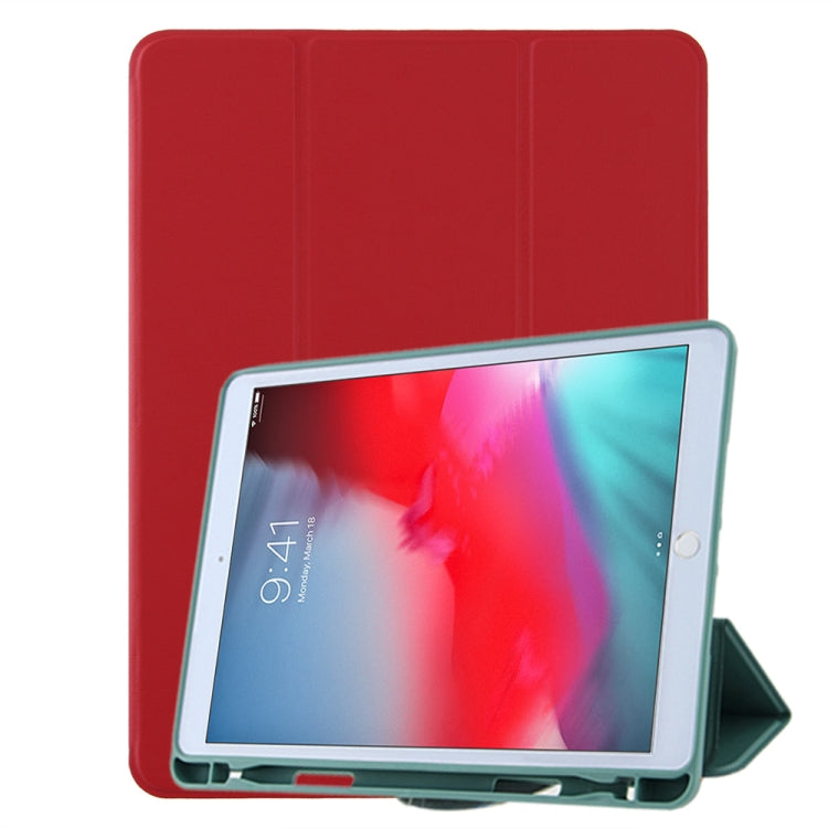 Honeycomb Ventilation Foldable Deformation Horizontal Flip PU Leather Case with 3-Folding Holder & Pen Slot  & Smart Sleep / Wake-up, For iPad mini 5 / mini 4 /3 /2 /1, For iPad 9.7(2018)/(2017)/Air 2/Air