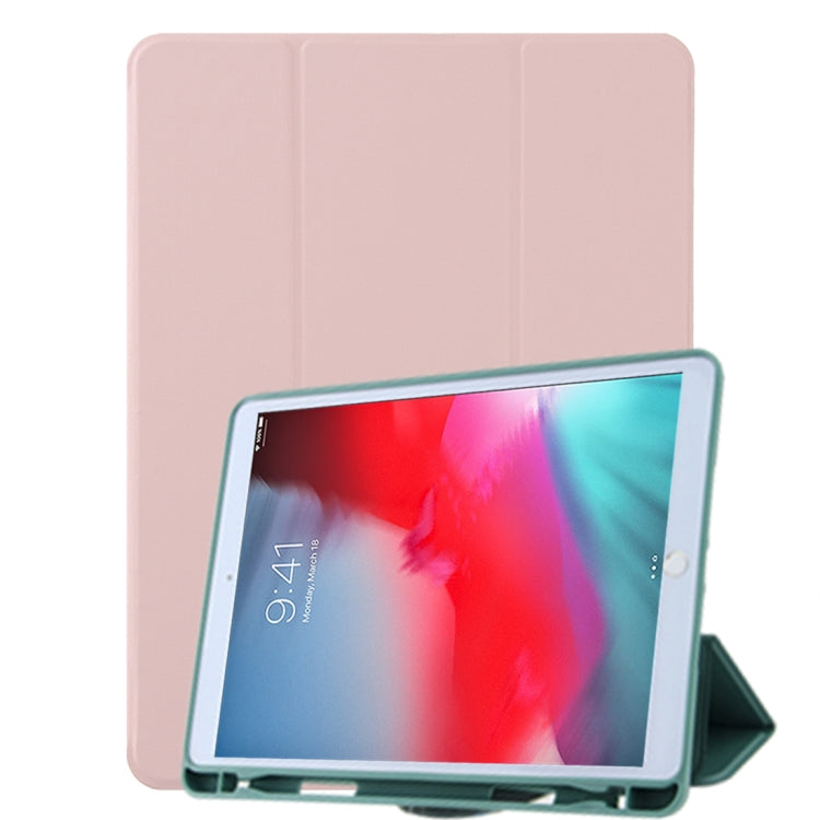 Honeycomb Ventilation Foldable Deformation Horizontal Flip PU Leather Case with 3-Folding Holder & Pen Slot  & Smart Sleep / Wake-up, For iPad mini 5 / mini 4 /3 /2 /1, For iPad 9.7(2018)/(2017)/Air 2/Air