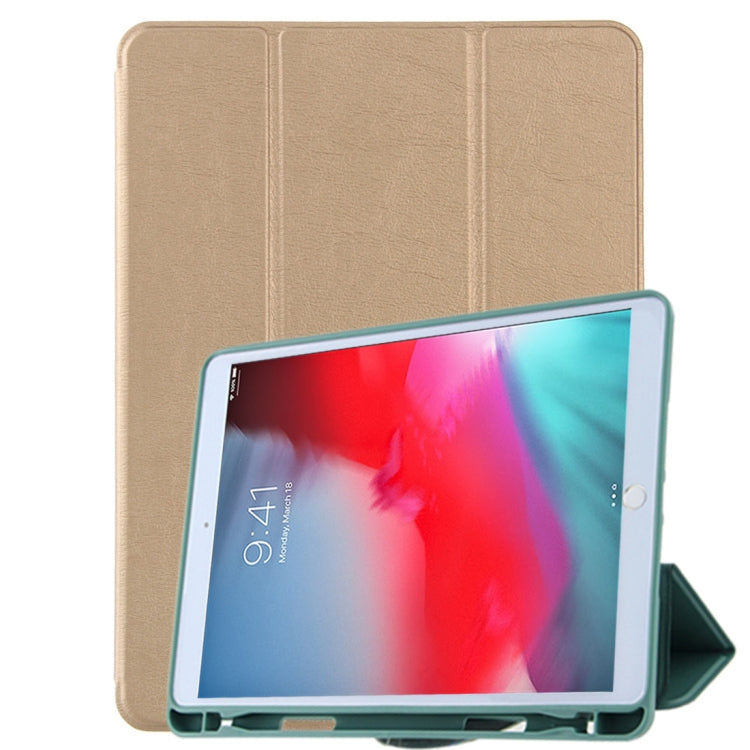 Honeycomb Ventilation Foldable Deformation Horizontal Flip PU Leather Case with 3-Folding Holder & Pen Slot  & Smart Sleep / Wake-up, For iPad mini 5 / mini 4 /3 /2 /1, For iPad 9.7(2018)/(2017)/Air 2/Air