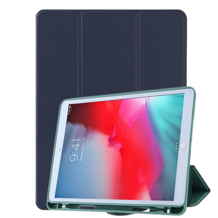 Honeycomb Ventilation Foldable Deformation Horizontal Flip PU Leather Case with 3-Folding Holder & Pen Slot  & Smart Sleep / Wake-up, For iPad mini 5 / mini 4 /3 /2 /1, For iPad 9.7(2018)/(2017)/Air 2/Air