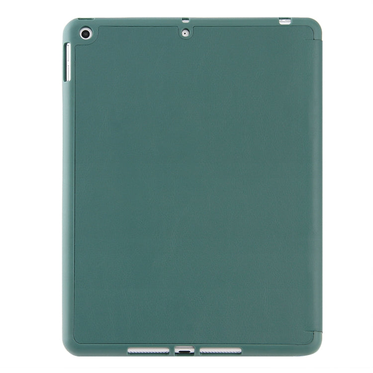 Honeycomb Ventilation Foldable Deformation Horizontal Flip PU Leather Case with 3-Folding Holder & Pen Slot  & Smart Sleep / Wake-up, For iPad 10.2