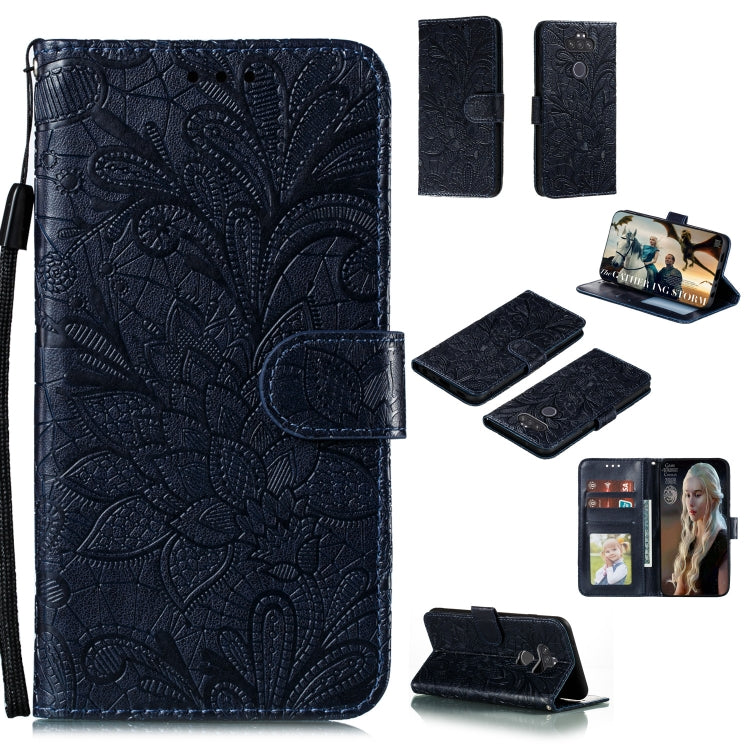 Lace Flower Embossing Pattern Horizontal Flip Leather Case , with Holder & Card Slots & Wallet & Photo Frame & Lanyard, For LG K31, For Motorola Moto G8 Power Lite, For Motorola Moto E6S 2020, For Nokia 5.3