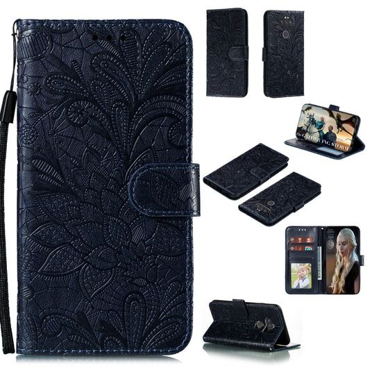 Lace Flower Embossing Pattern Horizontal Flip Leather Case , with Holder & Card Slots & Wallet & Photo Frame & Lanyard, For LG K31, For Motorola Moto G8 Power Lite, For Motorola Moto E6S 2020, For Nokia 5.3