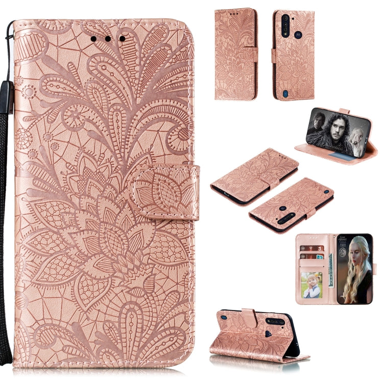 Lace Flower Embossing Pattern Horizontal Flip Leather Case , with Holder & Card Slots & Wallet & Photo Frame & Lanyard, For LG K31, For Motorola Moto G8 Power Lite, For Motorola Moto E6S 2020, For Nokia 5.3