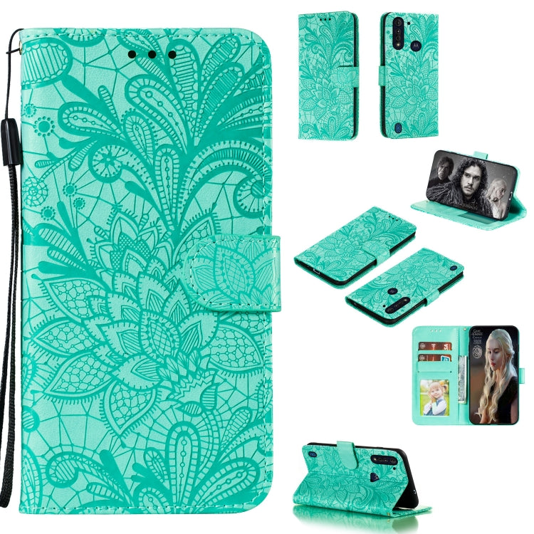 Lace Flower Embossing Pattern Horizontal Flip Leather Case , with Holder & Card Slots & Wallet & Photo Frame & Lanyard, For LG K31, For Motorola Moto G8 Power Lite, For Motorola Moto E6S 2020, For Nokia 5.3