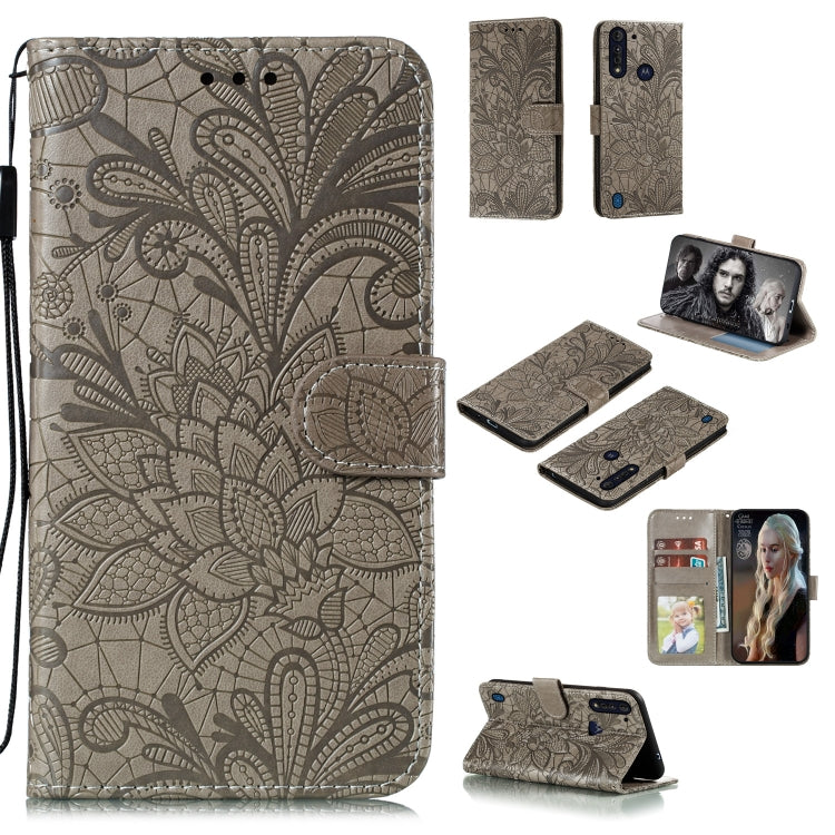 Lace Flower Embossing Pattern Horizontal Flip Leather Case , with Holder & Card Slots & Wallet & Photo Frame & Lanyard, For LG K31, For Motorola Moto G8 Power Lite, For Motorola Moto E6S 2020, For Nokia 5.3