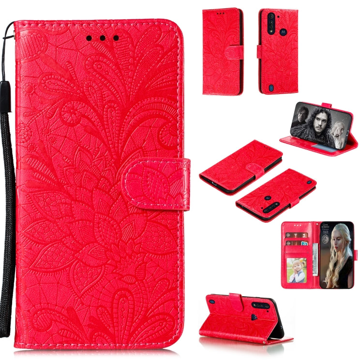 Lace Flower Embossing Pattern Horizontal Flip Leather Case , with Holder & Card Slots & Wallet & Photo Frame & Lanyard, For LG K31, For Motorola Moto G8 Power Lite, For Motorola Moto E6S 2020, For Nokia 5.3