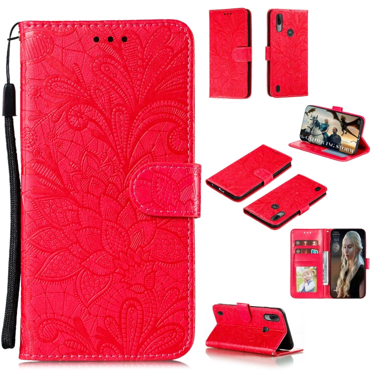 Lace Flower Embossing Pattern Horizontal Flip Leather Case , with Holder & Card Slots & Wallet & Photo Frame & Lanyard, For LG K31, For Motorola Moto G8 Power Lite, For Motorola Moto E6S 2020, For Nokia 5.3