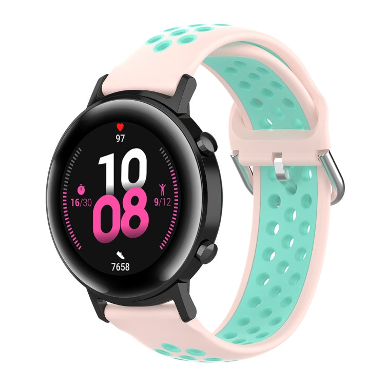 20mm For Huami Amazfit GTS / Samsung Galaxy Watch Active 2 / Huawei Watch GT2 42MM Fashion Inner Buckle Silicone Strap