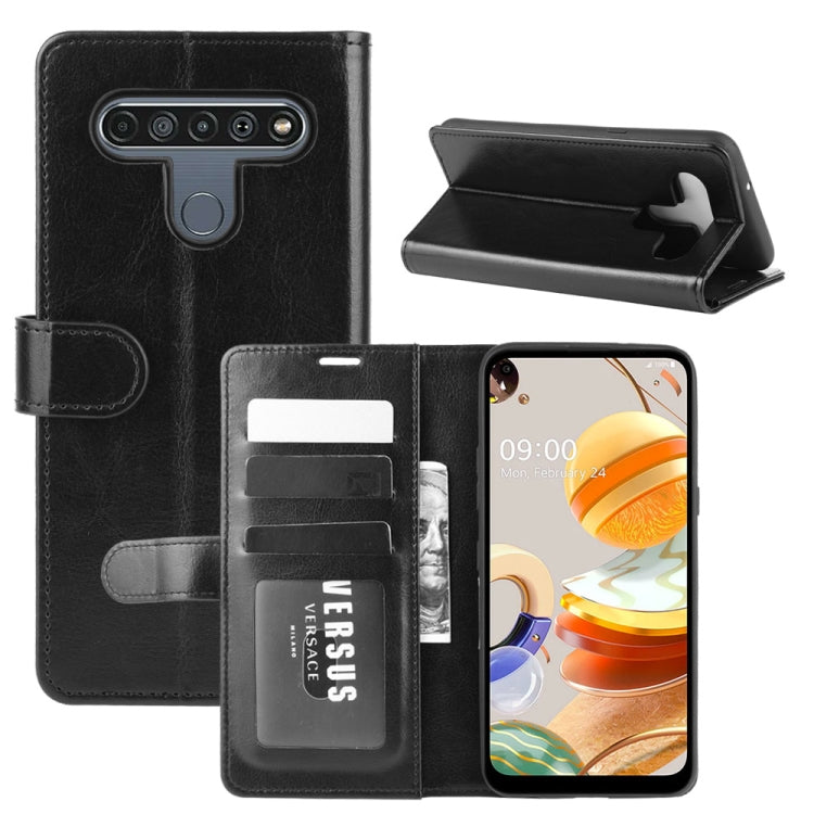 For LG K61 R64 Texture Single Horizontal Flip Protective Case with Holder & Card Slots & Wallet& Photo Frame, For LG K61